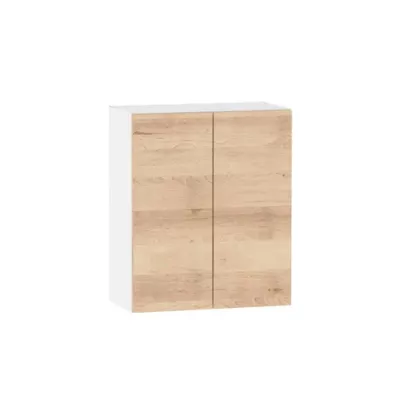 Oberschrank ADAMA mit zwei Türen - Breite 60 cm, Artisan-Buche/Weiß