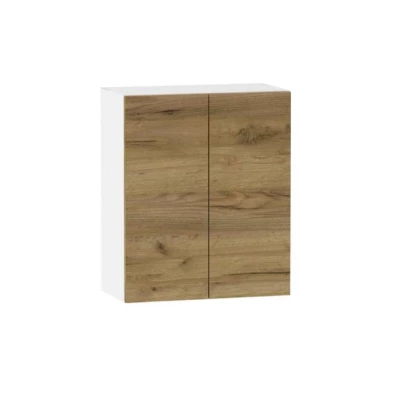 Oberschrank mit zwei Türen ADAMA – Breite 60 cm, Craft Eiche Gold/Weiß