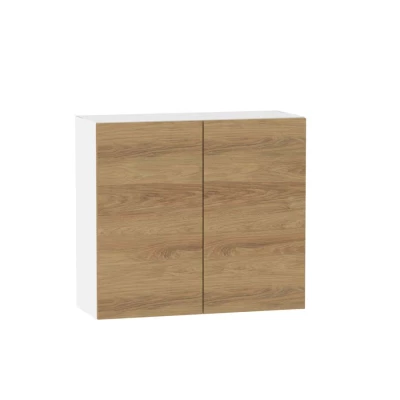 Küchenoberschrank ADAMA – Breite 80 cm, Hickory natur/weiß