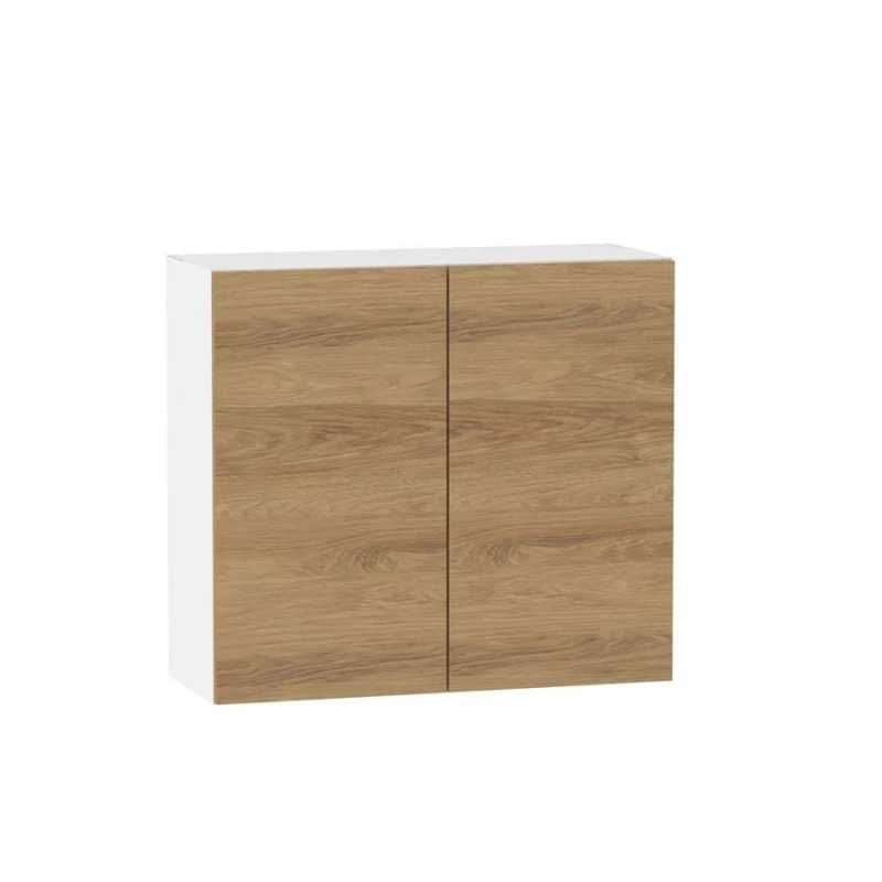 Küchenoberschrank ADAMA – Breite 80 cm, Hickory natur/weiß