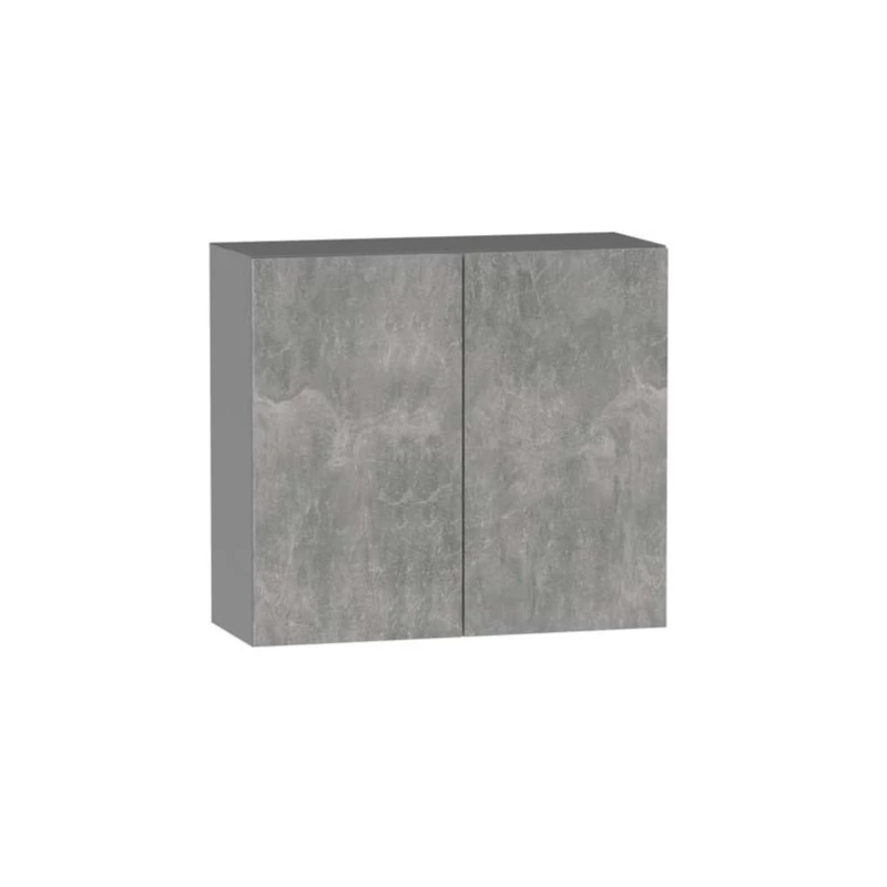Küchenoberschrank ADAMA – Breite 80 cm, Beton Atelier hell/grau