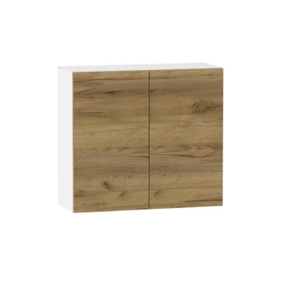 Küchenoberschrank ADAMA – Breite 80 cm, Craft Eiche Gold/Weiß