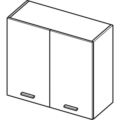 Küchenoberschrank ADAMA – Breite 80 cm, Craft Eiche Gold/Weiß