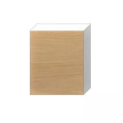 Oberschrank mit ADAMA Abtropffläche - Breite 60 cm, Hickory natur / weiß