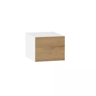 ADAMA Küchen-Hängeschrank - Breite 45 cm, Hickory natur/weiß