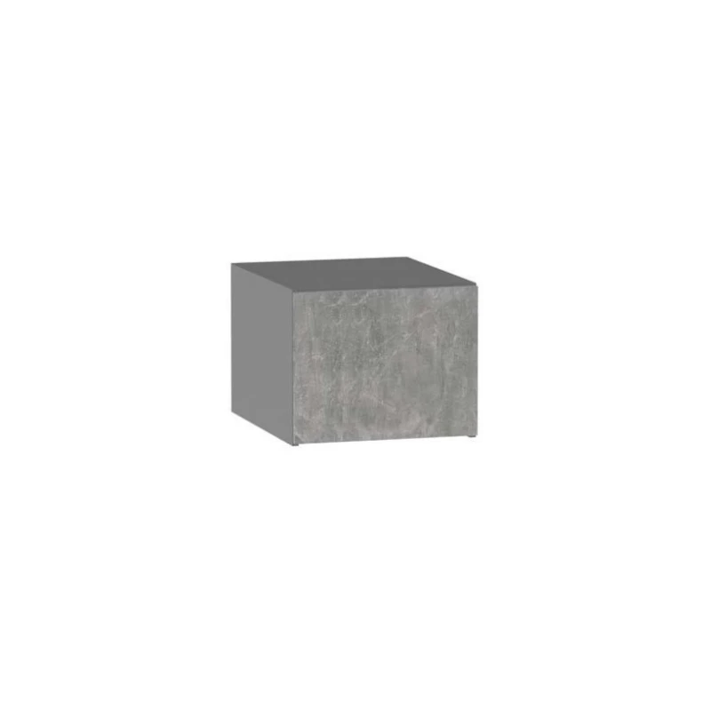ADAMA Küchen-Hängeschrank - Breite 45 cm, Beton hell Atelier/Grau