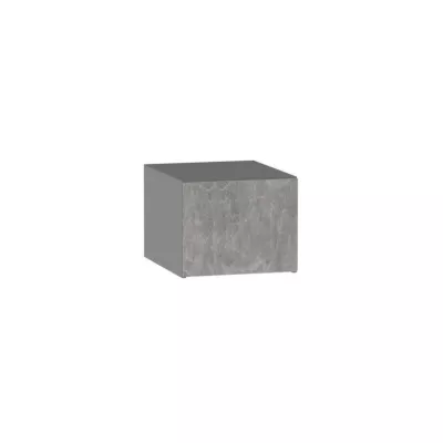 ADAMA Küchen-Hängeschrank - Breite 45 cm, Beton hell Atelier/Grau