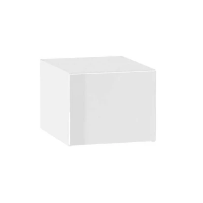 ADAMA Küchenwandschrank - Breite 45 cm, Weiß Hochglanz/Weiß