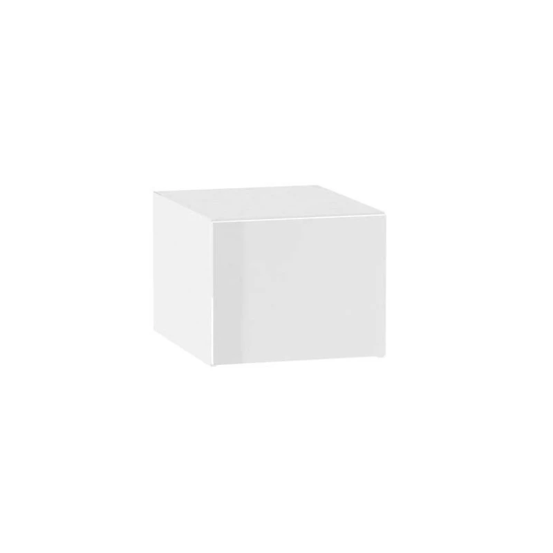 ADAMA Küchenwandschrank - Breite 45 cm, Weiß Hochglanz/Weiß