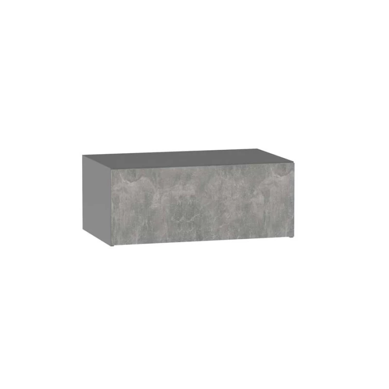 ADAMA Küchen-Hängeschrank - Breite 90 cm, Beton hell Atelier/Grau
