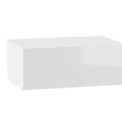 ADAMA Küchenwandschrank - Breite 90 cm, Weiß Hochglanz/Weiß