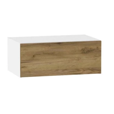ADAMA Küchen-Hängeschrank - Breite 90 cm, Craft Eiche Gold/Weiß