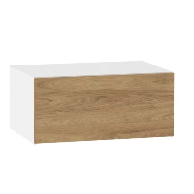 ADAMA Küchen-Hängeschrank - Breite 80 cm, Hickory natur/weiß