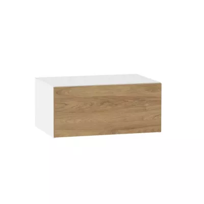 ADAMA Küchen-Hängeschrank - Breite 80 cm, Hickory natur/weiß