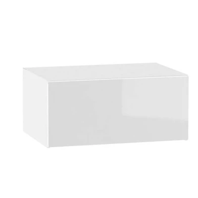 ADAMA Küchenwandschrank - Breite 80 cm, Weiß Hochglanz/Weiß