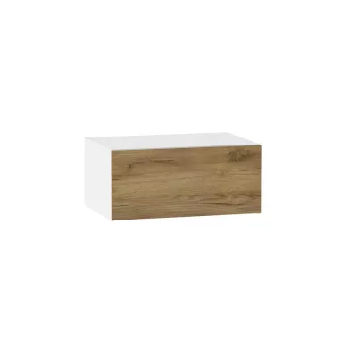 ADAMA Küchen-Hängeschrank - Breite 80 cm, Craft Eiche Gold/Weiß