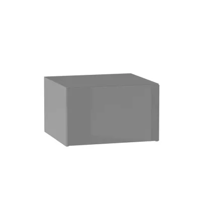 ADAMA Küchenwandschrank - Breite 60 cm, Hochglanzgrau/Grau