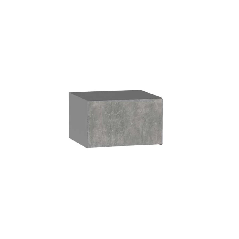 ADAMA Küchen-Hängeschrank - Breite 60 cm, Beton hell Atelier/Grau