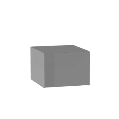 ADAMA Küchenwandschrank - Breite 50 cm, Hochglanzgrau/Grau