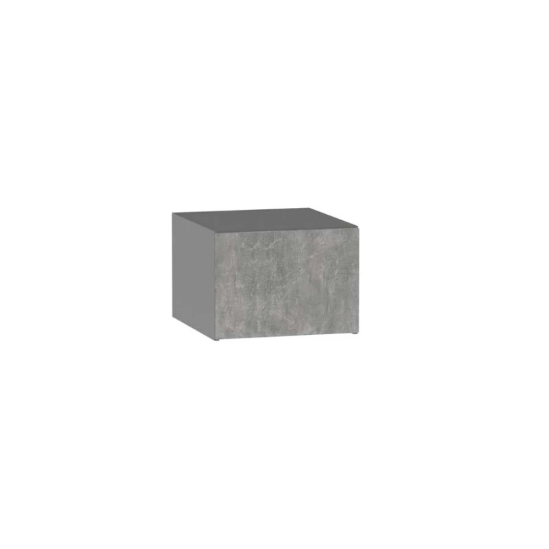 ADAMA Küchen-Hängeschrank - Breite 50 cm, Beton hell Atelier/Grau
