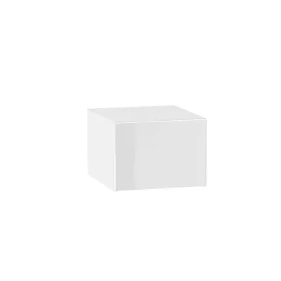 ADAMA Küchenwandschrank - Breite 50 cm, Weiß Hochglanz / Weiß