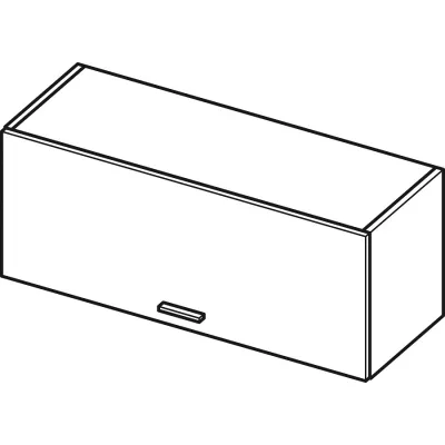 ADAMA hängender Küchenschrank - Breite 90 cm, Craft Eiche Gold/Weiß