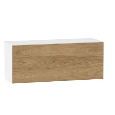 ADAMA hängender Küchenschrank - Breite 90 cm, Hickory natur/weiß