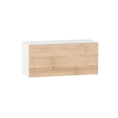 ADAMA hängender Küchenschrank - Breite 80 cm, Artisan-Buche/Weiß