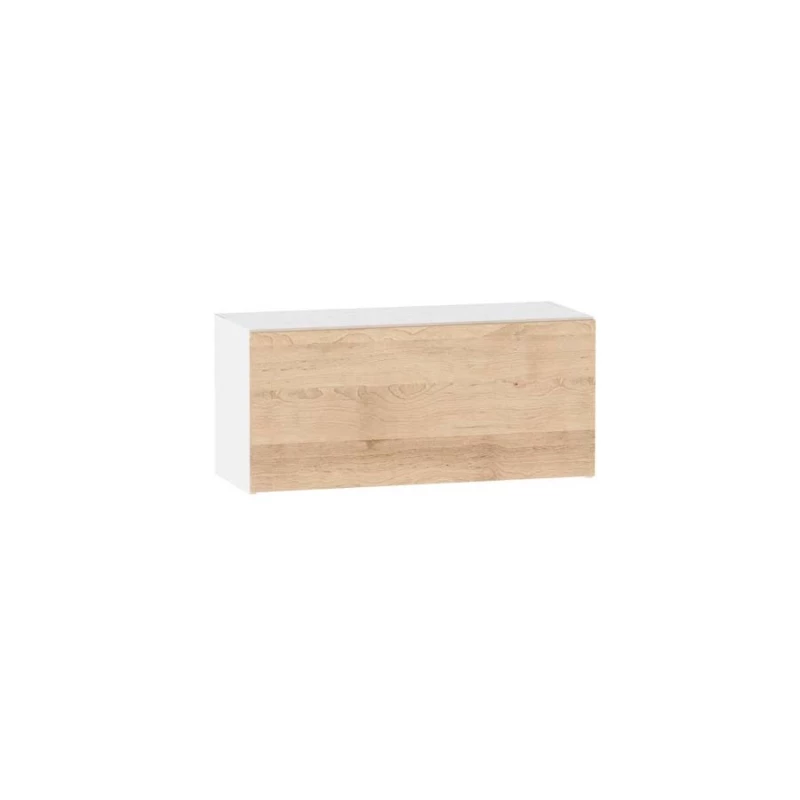 ADAMA hängender Küchenschrank - Breite 80 cm, Artisan-Buche/Weiß