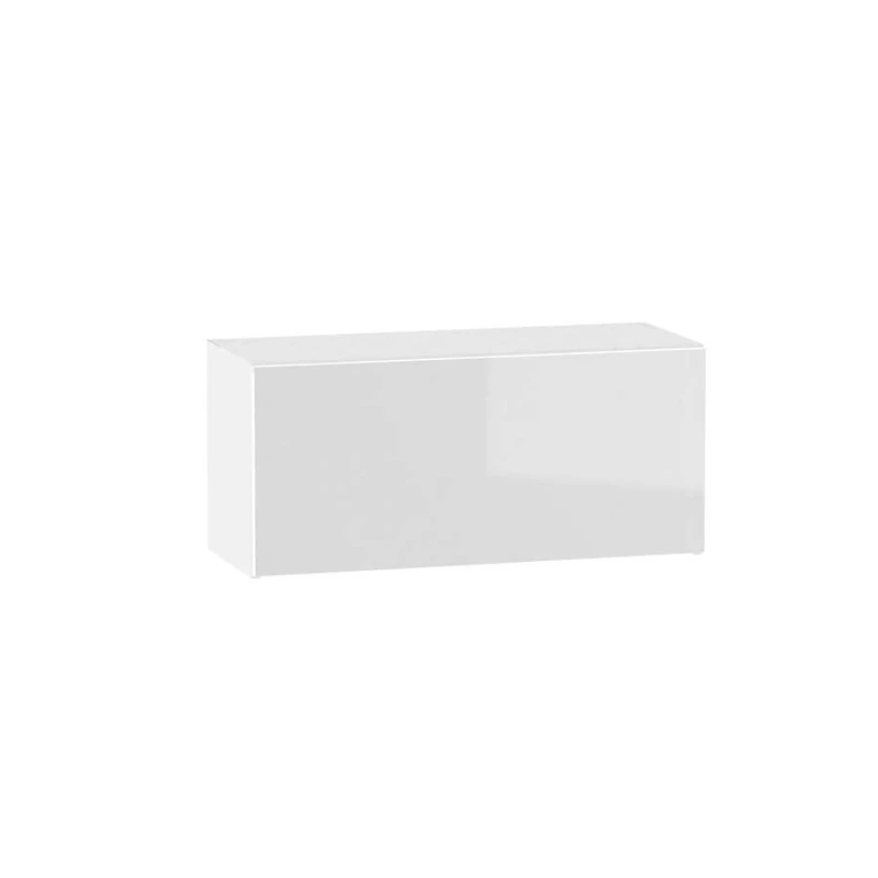 ADAMA Küchen-Hängeschrank - Breite 80 cm, Weiß glänzend / Weiß