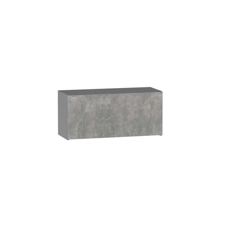 ADAMA Küchen-Hängeschrank - Breite 80 cm, Atelierbeton hell/grau