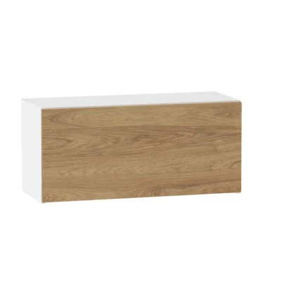 ADAMA hängender Küchenschrank - Breite 80 cm, Hickory natur/weiß