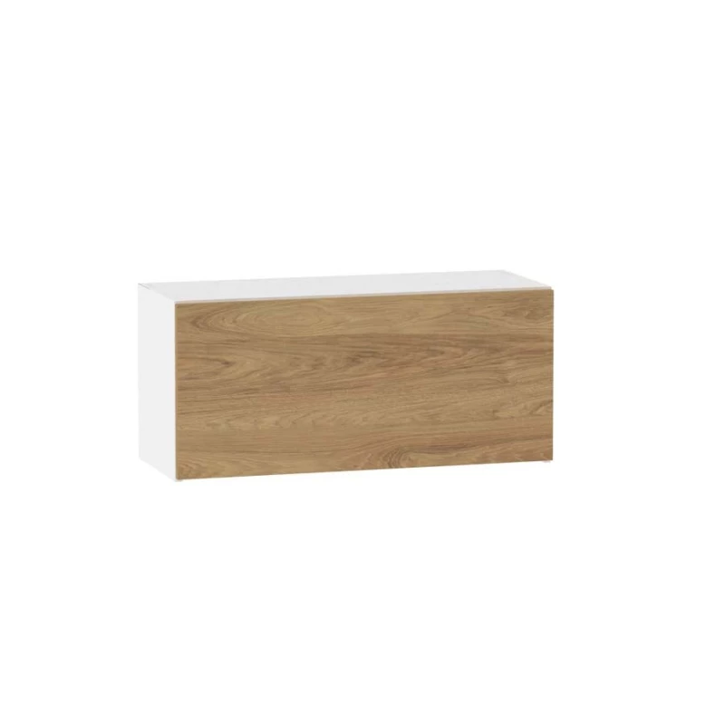 ADAMA hängender Küchenschrank - Breite 80 cm, Hickory natur/weiß