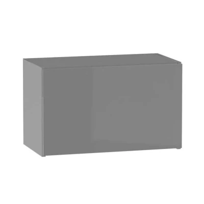 ADAMA Küchen-Wandschrank - Breite 60 cm, Hochglanzgrau/Grau