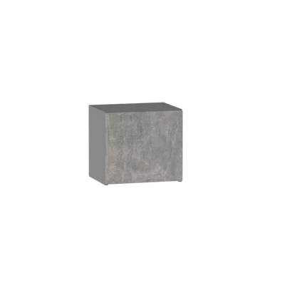 ADAMA hängender Küchenschrank - Breite 40 cm, Atelierbeton hell/grau
