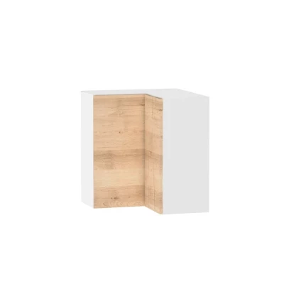 Kücheneckschrank ADAMA - Breite 65 cm, Artisan-Buche/Weiß