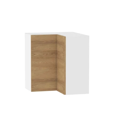 Kücheneckschrank ADAMA - Breite 65 cm, Hickory natur/weiß