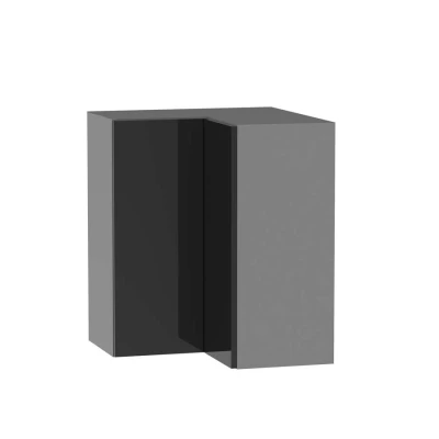 Kücheneckschrank ADAMA - Breite 60 cm, schwarz/grau