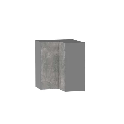 ADAMA Kücheneckschrank - Breite 60 cm, Atelierbeton hell/grau