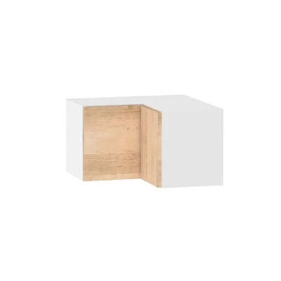Eckoberschrank ADAMA - Breite 60 cm, Artisan-Buche/Weiß