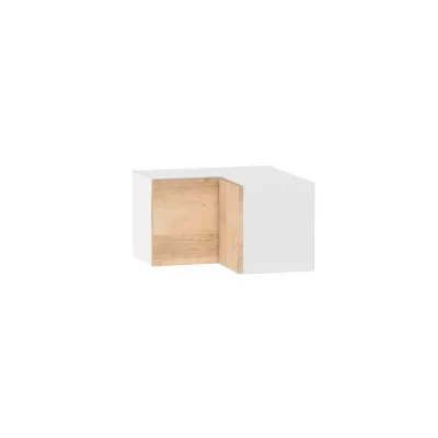 Eckoberschrank ADAMA - Breite 60 cm, Artisan-Buche/Weiß