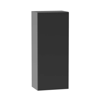 ADAMA Küchenschrank mit Regal - Breite 45 cm, schwarz/grau