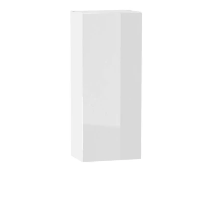ADAMA Regal Küchenschrank - Breite 45 cm, weiß glänzend / weiß