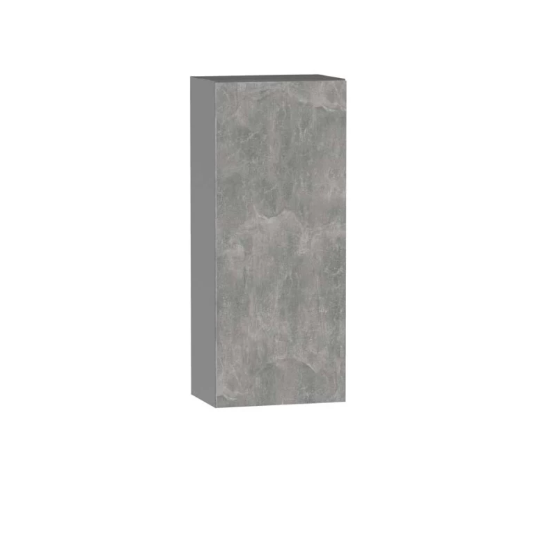 ADAMA Küchenschrank mit Regal - Breite 45 cm, Atelierbeton hell/grau