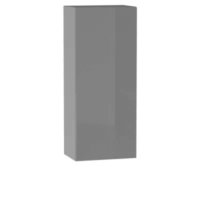ADAMA Regal Küchenschrank - Breite 45 cm, Hochglanzgrau/Grau