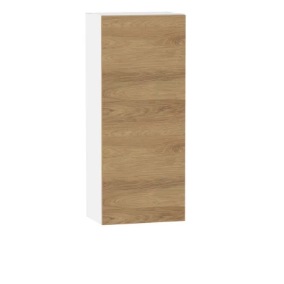 ADAMA Küchenschrank mit Regalen - Breite 45 cm, Hickory natur/weiß