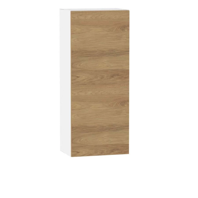 ADAMA Küchenschrank mit Regalen - Breite 45 cm, Hickory natur/weiß