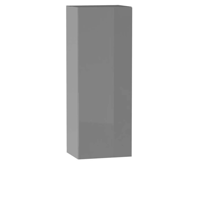 ADAMA Regal Küchenschrank - Breite 40 cm, Hochglanzgrau/Grau