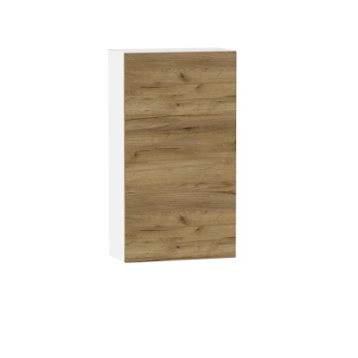 ADAMA Küchenschrank mit Regal - Breite 60 cm, Craft Eiche Gold/Weiß