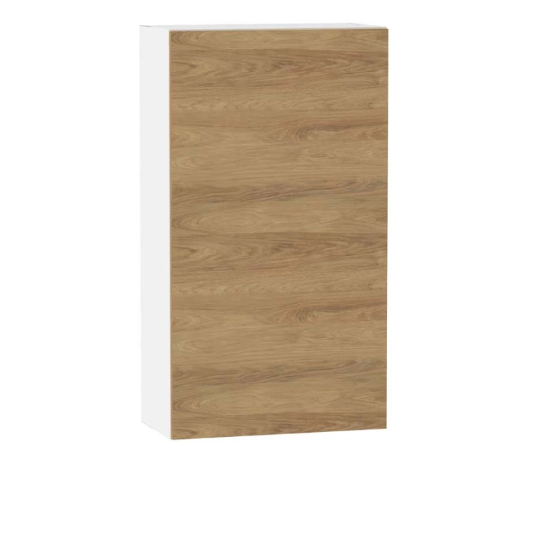 ADAMA Küchenschrank mit Regalen - Breite 60 cm, Hickory natur/weiß